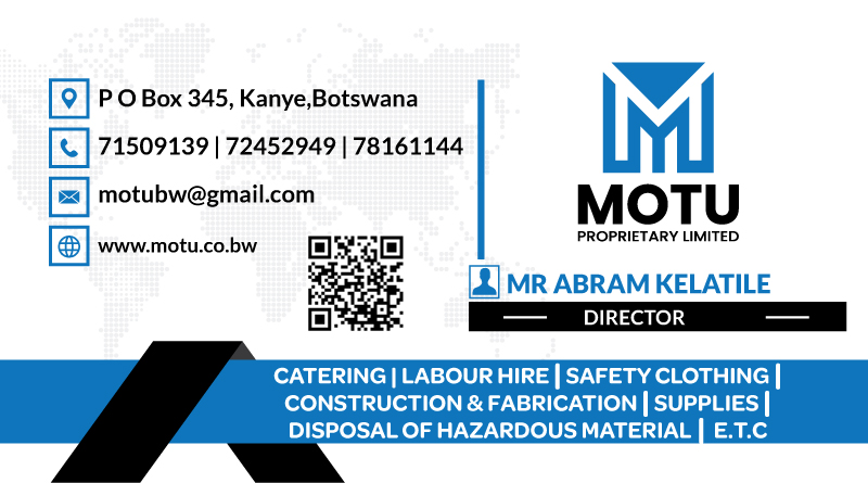 Motu Corp — Business Card
