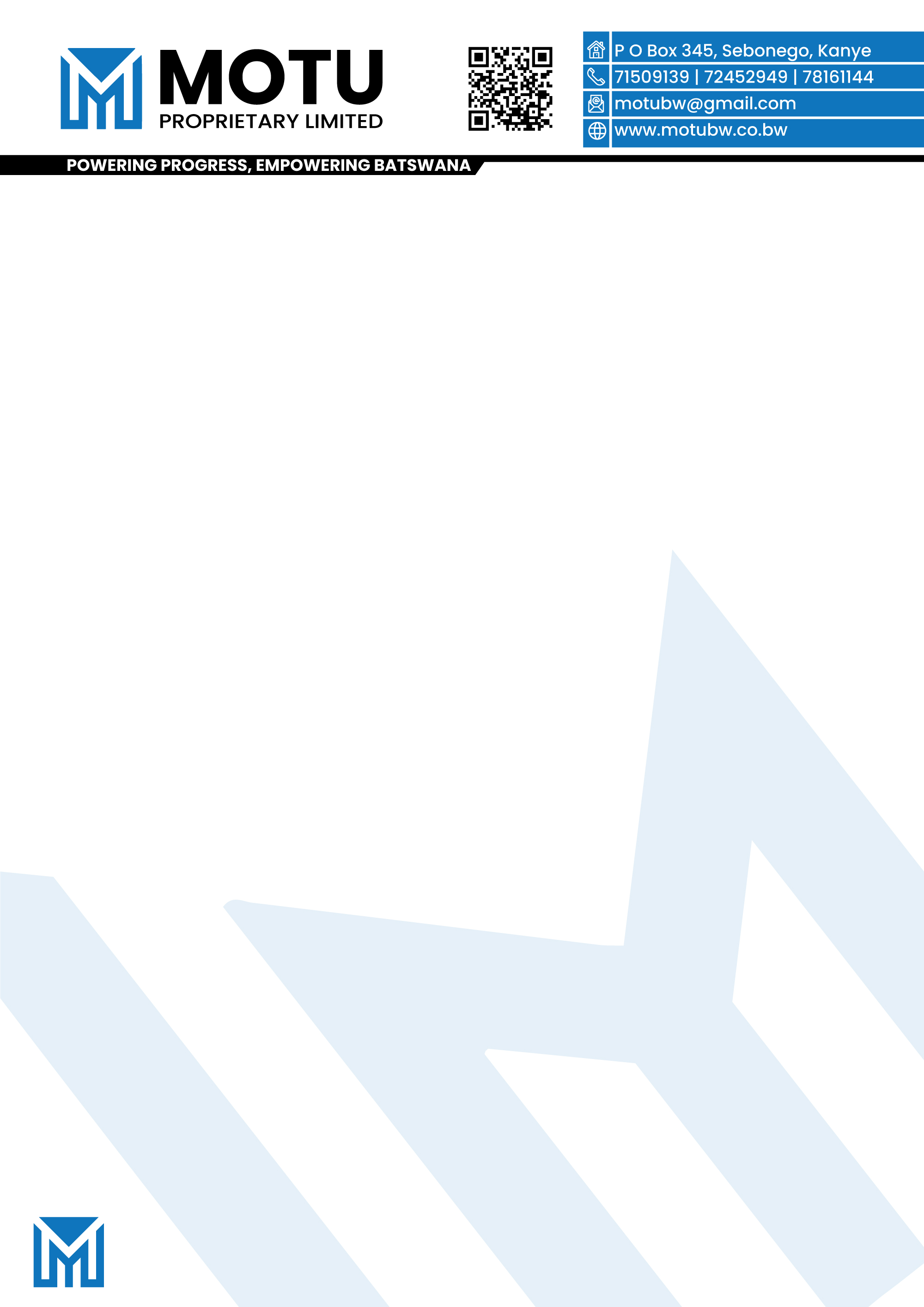 Motu Corp — Letterhead 2026