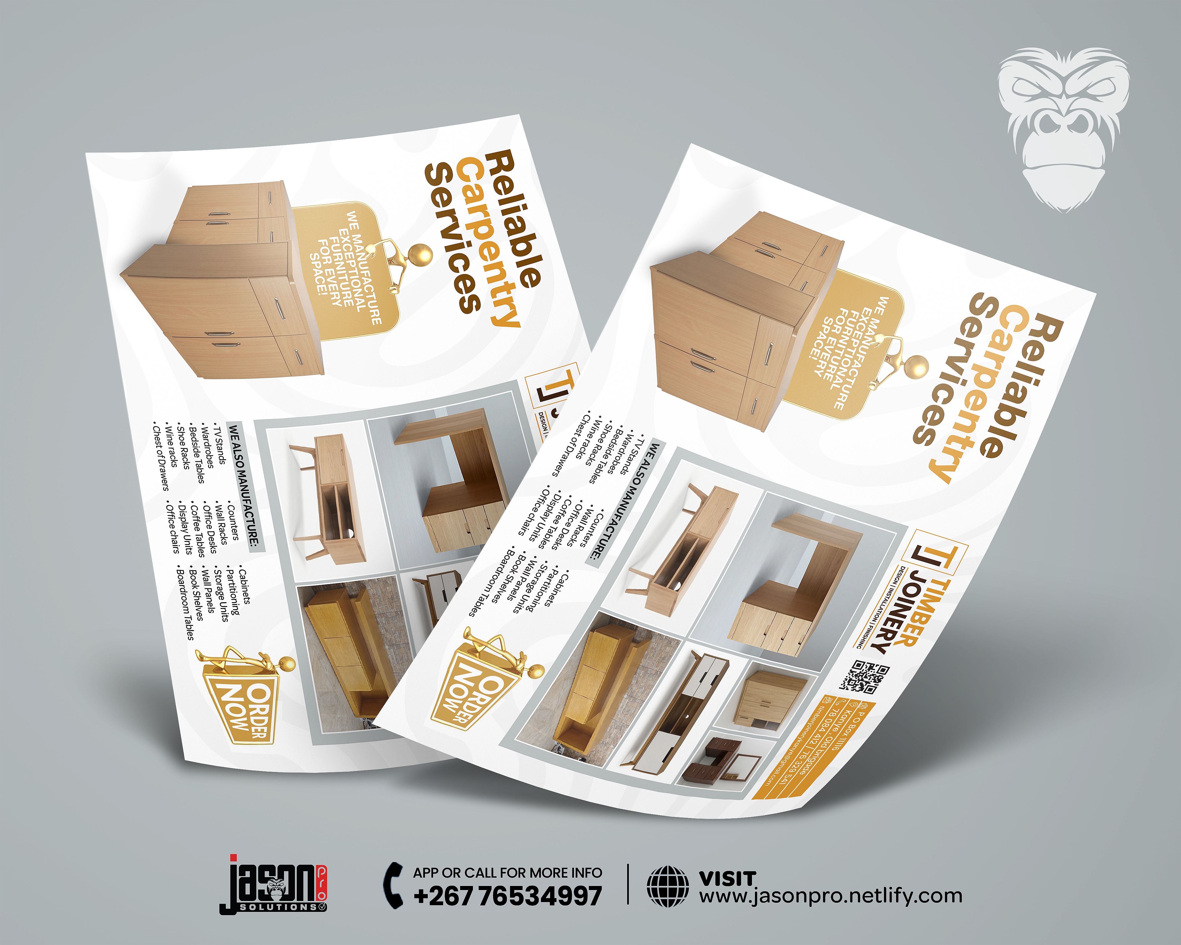Tuber Joinery — Carpentry Flyer