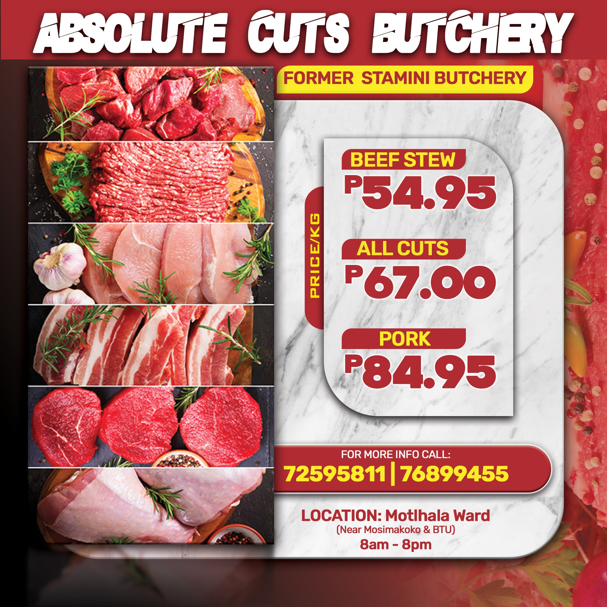 Absolute Cuts — Price List