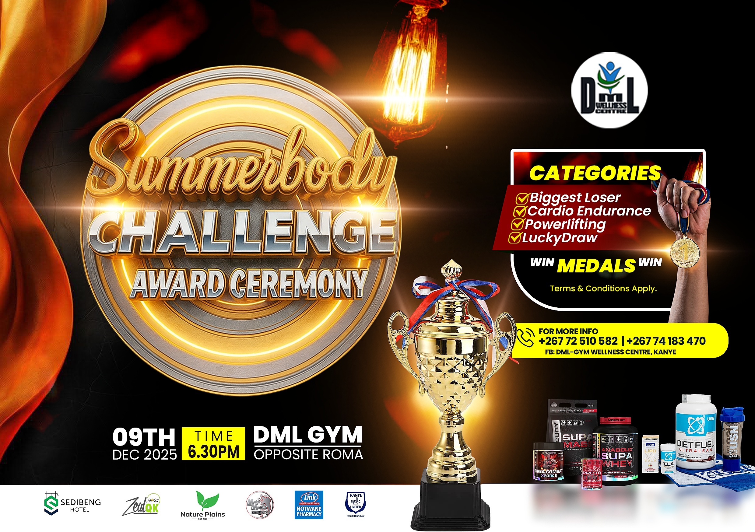 DML Summerbody Challenge Awards